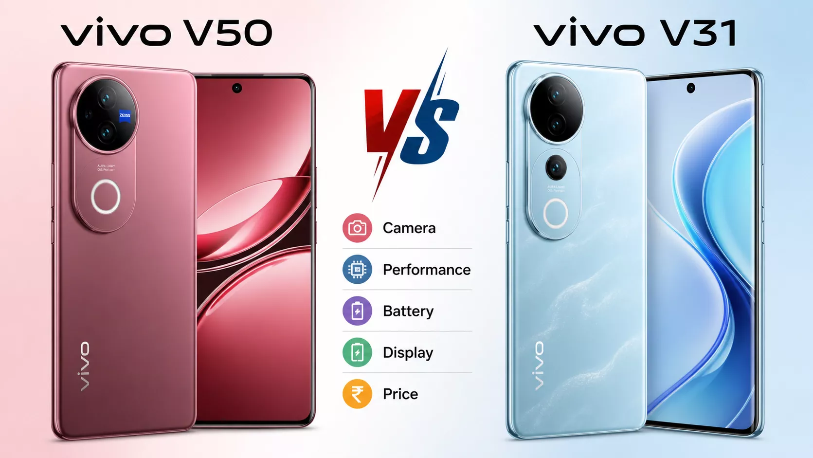 Vivo V50 vs Vivo V31