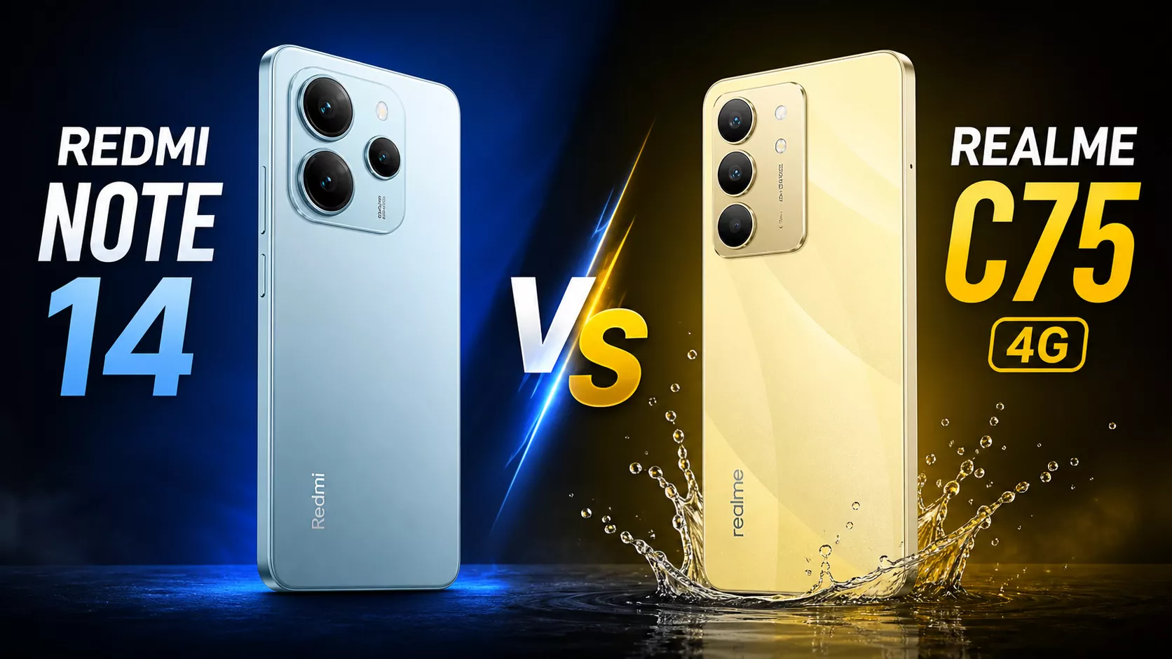 Redmi Note 14 vs Realme C75 4G