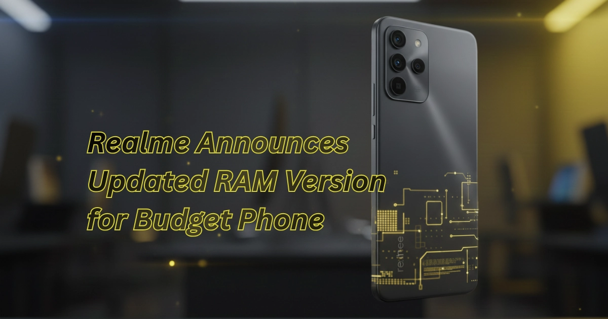 Realme Announces Updated RAM Version for Budget Phone