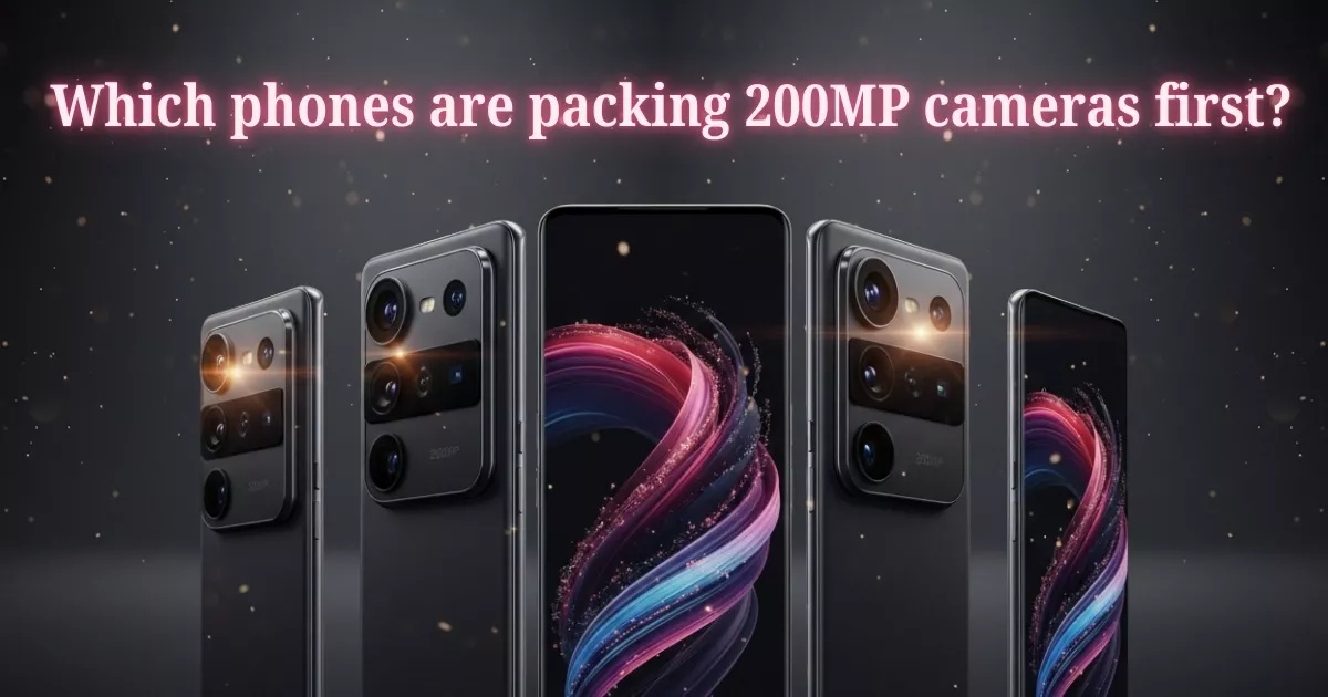 New Phones With 200MP Camera Sensors
