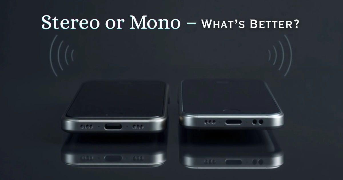 Stereo Speaker vs Mono Speaker – Which Is Better for Smartphones in Bangladesh?