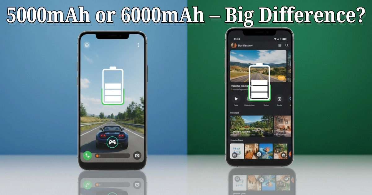 5000mAh vs 6000mAh Battery: Which Is Better for Users in Bangladesh?