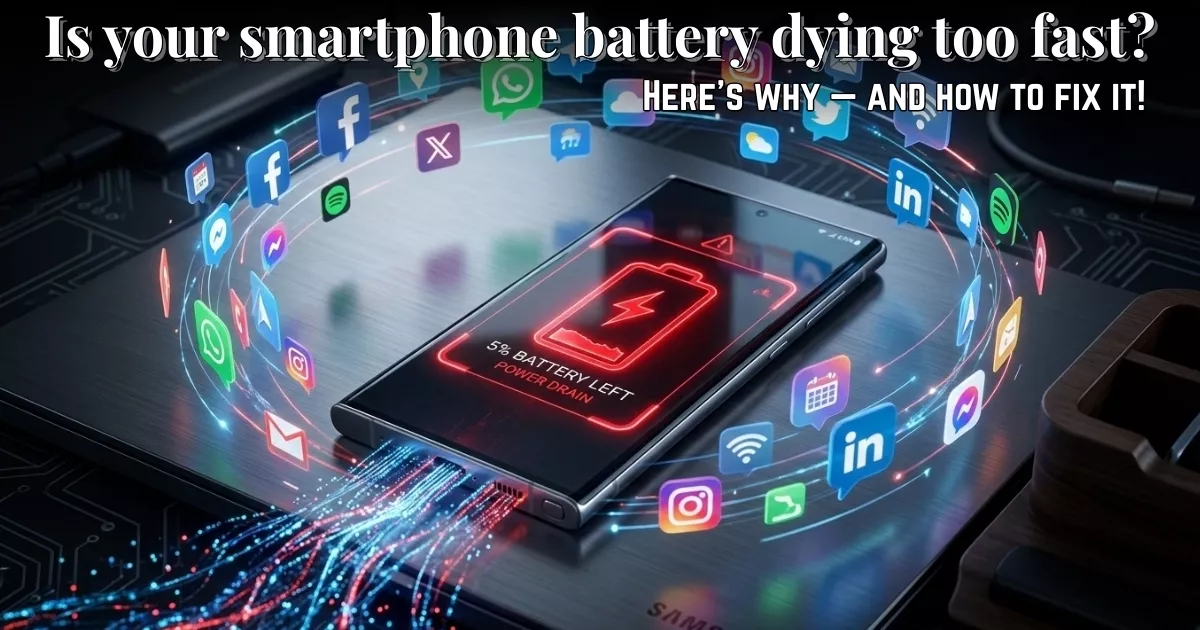 Common Reasons Why Smartphone Batteries Drain Fast and How to Fix Them in Bangladesh