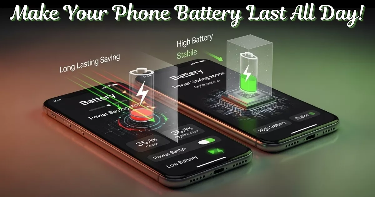 Smartphone Battery Saving Tips in Bangladesh: Make Your Phone Last Longer